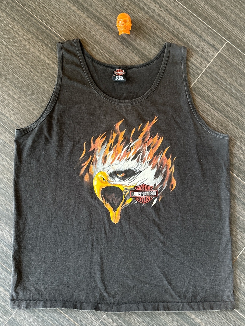 Harley Davidson eagle fire tank top XL